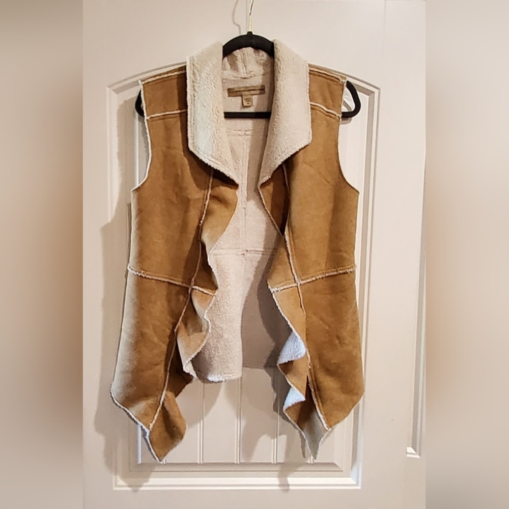Nine West Marlboro shearling vest